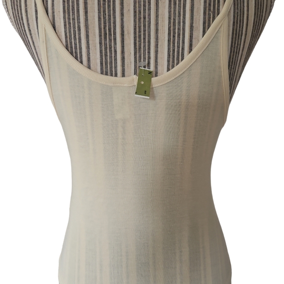 Free People Intimately Women Knit Yellow Spaghetti straps Tank Top/Cami Size S P - Picture 6 of 11